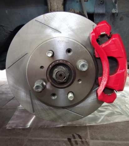 Vordere Bremsscheiben (262 mm / 4 x 100) &ndash; gerillt BrakeStop Honda