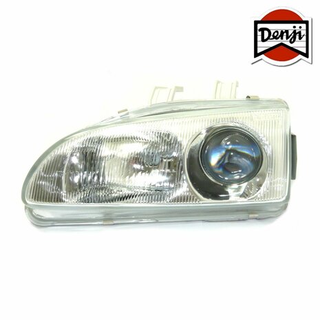 Phares chrom&eacute;s GEN1 - Verre transparent Denji Honda