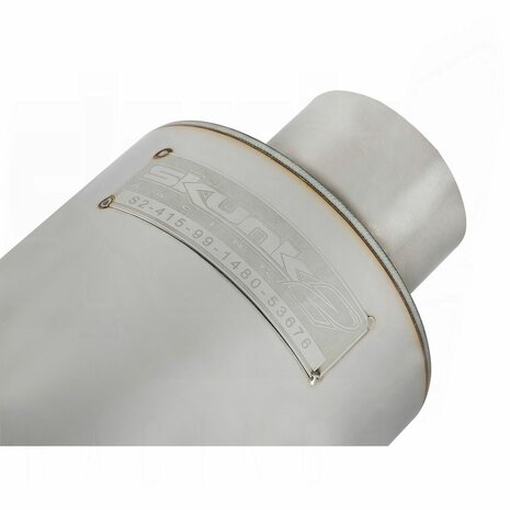 Endschalld&auml;mpfer universal Edelstahl 3.0" Skunk2