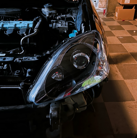 Phares de projecteur Black housing Depo Honda Civic