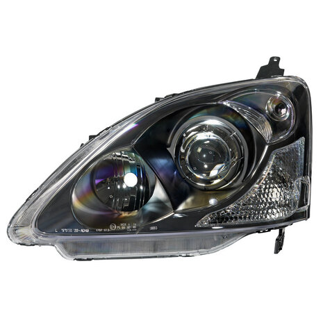 Phares de projecteur Black housing TYC Honda Civic