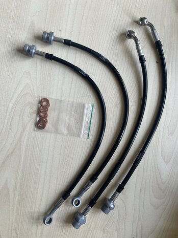 Brake lines stainless steel braided Lexus IS 200 Goodridge T&Uuml;V