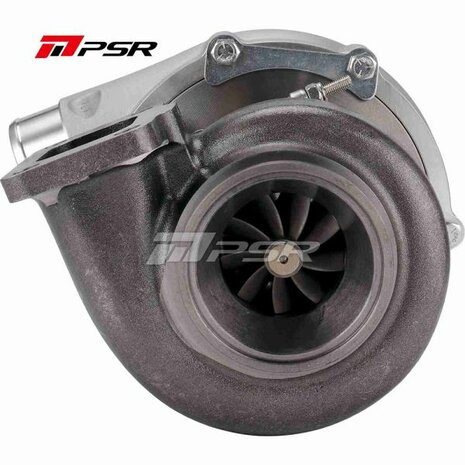 5455G 660HP Dual Ball Bearing Turbo - Forward Rotation - Standard .72A/R 4inch-T4 Divided .85 V-Band Pulsar Turbo Systems