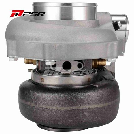 5455G 660HP Dual Ball Bearing Turbo - Forward Rotation - Standard .72A/R 4inch-T4 Divided .85 V-Band Pulsar Turbo Systems