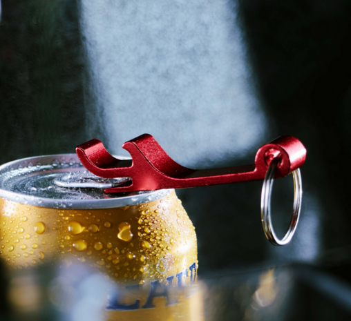 Porte-cl&eacute;s ouvre-bouteille Always JDM Noir