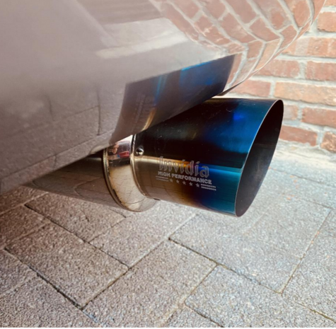 Endschalld&auml;mpfer universal Edelstahl GT300-ti - 2,38" Invidia