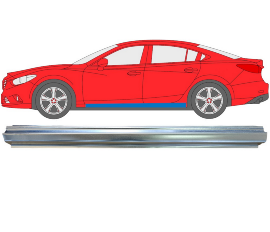 Linker Dorpel reparatiepaneel Mazda 6