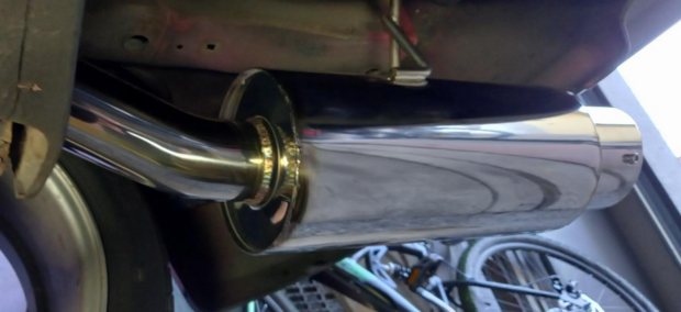 Abgasanlage ab Kat aus Edelstahl G55 SRS Honda Civic