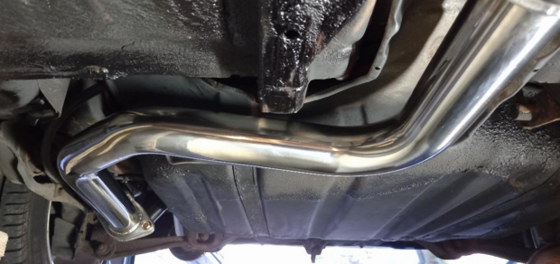 Abgasanlage ab Kat aus Edelstahl G55 SRS Honda Civic