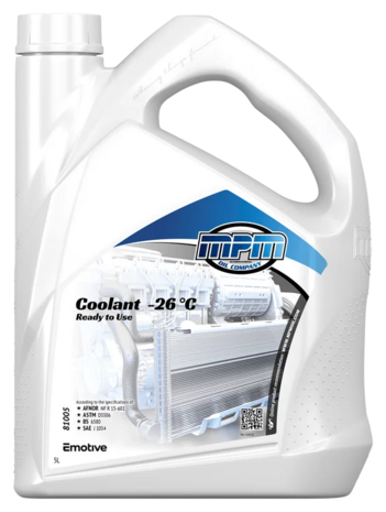 Koelvloeistof -26&deg;C - 5 Liter MPM Oil