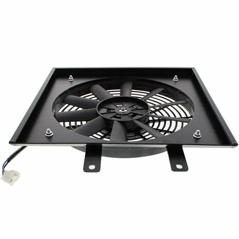 Bo&icirc;tier de ventilateur avec ventilateur slim - Noir APP Honda Civic Del Sol