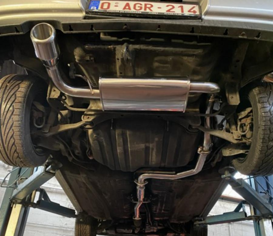 Endschalld&auml;mpfer Edelstahl einzeln SS SRS Honda Civic CRX