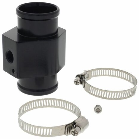 38mm Hose Adapter for 1/8 NPT Sensor - Black US-Racing