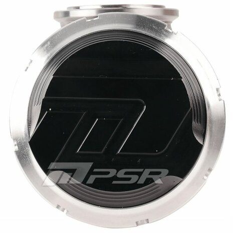 Externes Doppel-V-Band-Wastegate &ndash; 38 mm &ndash; Schwarz Pulsar Turbo Systems