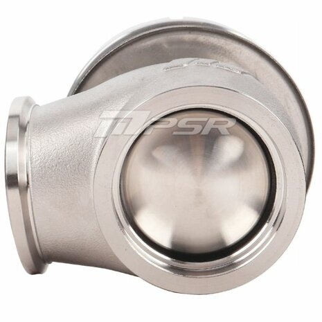 Externes Doppel-V-Band-Wastegate &ndash; 38 mm &ndash; Schwarz Pulsar Turbo Systems