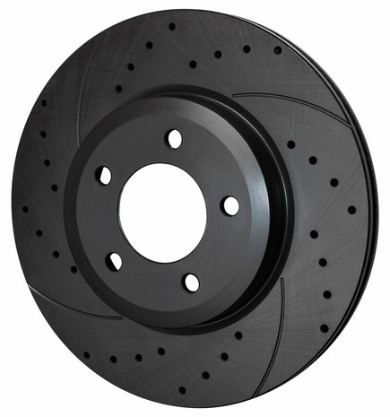 Disques de frein avant rainur&eacute;s et perc&eacute;s Rotinger Lexus