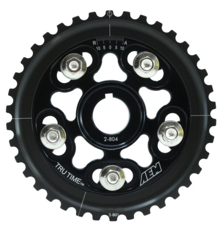 Nockenwellenrad verstellbar &ndash; Schwarz AEM Electronics Honda D-series