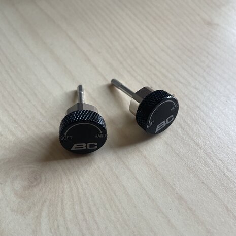 Bouton de r&eacute;glage d'amortisseur BC Racing s&eacute;rie BR M12 pour la plupart des BR