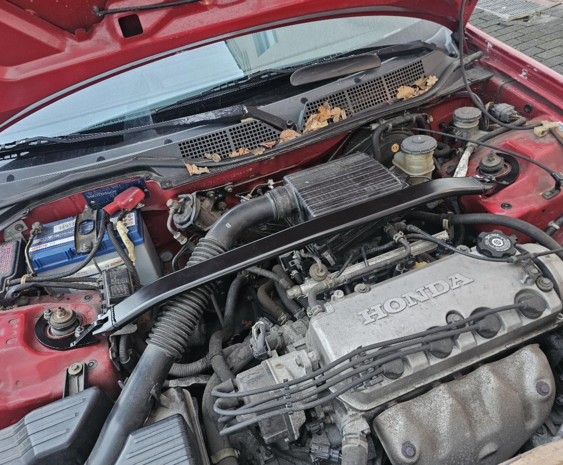 Domstrebe vorne oben - Schwarz US-Racing Honda