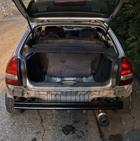 Rear bumper beam OEM-Parts Honda