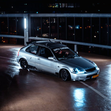 Phares LED - noirs Spring Honda Civic