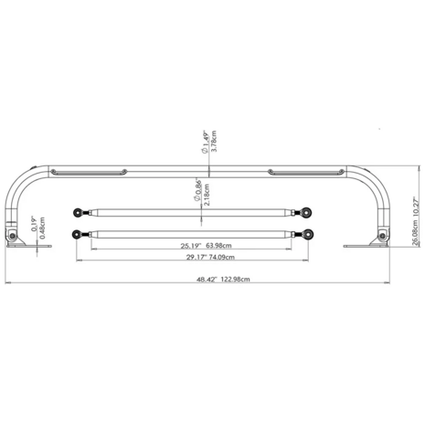 Barre de ceinture US-Racing Honda Civic CRX Integra Shuttle