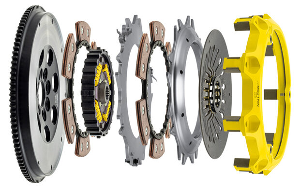 Mod-Twin 225 XT Sprung Race Twin Disc Clutch Kit ACT Mitsubishi Lancer Evolution