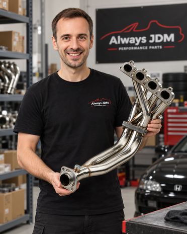 Edelstahl 4-2-1 Auspuffkr&uuml;mmer FullRacing V2 Honda Civic CRX Del Sol D-Series