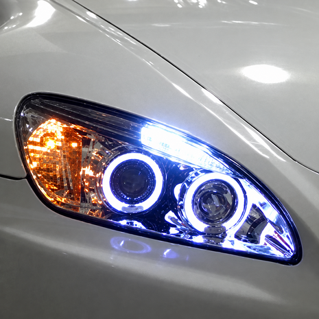 Projektorscheinwerfer (HID) schwarz Spring Honda S2000 99-04