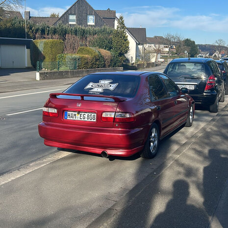 L&egrave;vre de pare-chocs arri&egrave;re ABS "Type R" Aerodynamics Honda