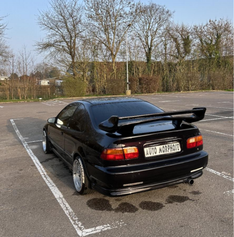 L&egrave;vre de pare-chocs arri&egrave;re ABS "Type R" Aerodynamics Honda