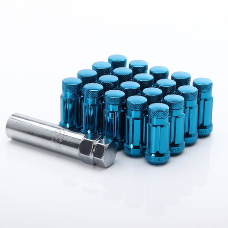 M12x1.5 Wheel nuts Blue JR-Wheels JN3