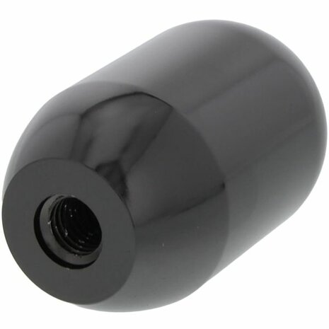 Gear shift knob Type R (5v) - Black/chrome US-Racing