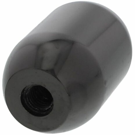 Gear shift knob Type R (6v) - Black/chrome US-Racing