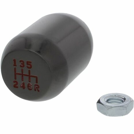 Gear shift knob Type R (6v) - Black/chrome US-Racing