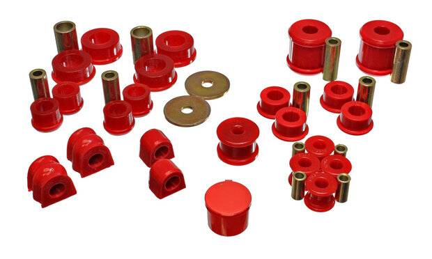 Komplett - Buchsensatz - Rot Energy Suspension Subaru Impreza WRX