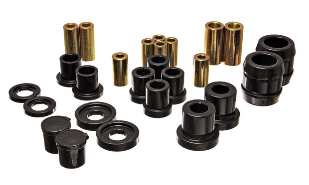 Front Control Arm Bushing Set - Black Energy Suspension Honda S2000