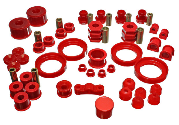 SI complete rubberset - Rood Energy Suspension Honda Civic
