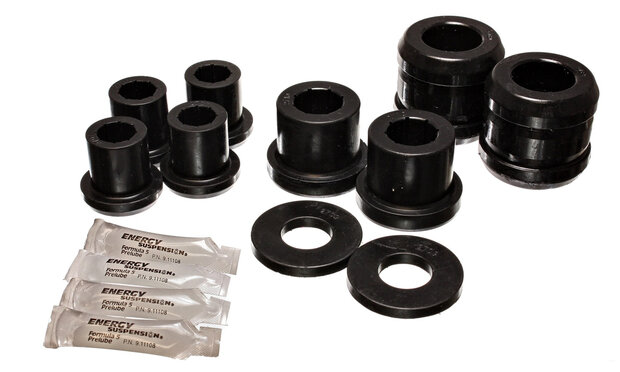 Front Control Arm Bushing Set - Black Energy Suspension Mazda RX8