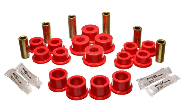 Achterste sleeparm rubberset - Rood Energy Suspension Mazda RX8