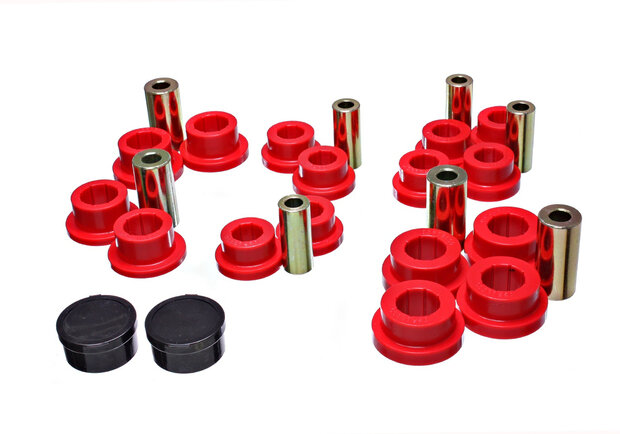 Front Control Arm Bushing Set - Red Energy Suspension Mazda MX5