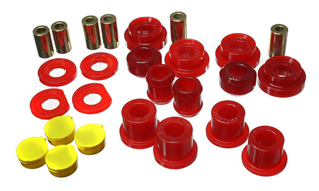 Achterste draagarm rubberset - Rood Energy Suspension Honda Civic