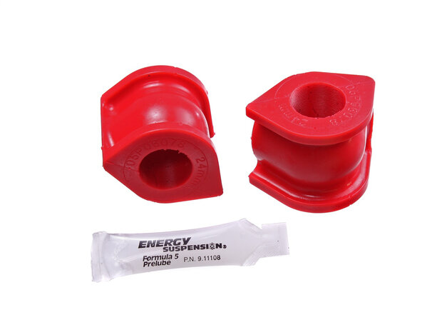Voorste stabilisatorstang rubberset - 24mm - Rood Energy Suspension Honda Civic