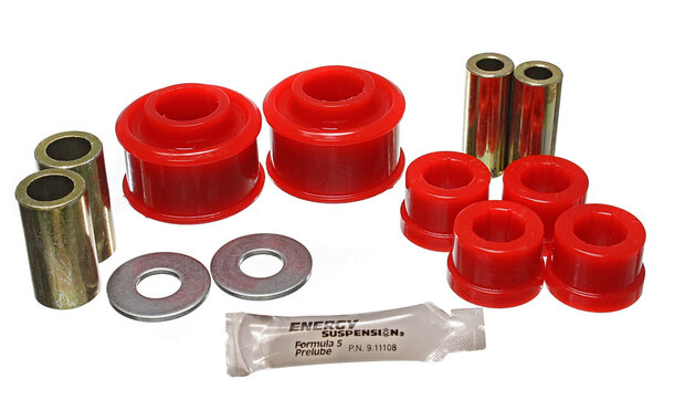 Voorste draagarm rubberset - Rood Energy Suspension Subaru Legacy Subaru Forester Subaru Impreza