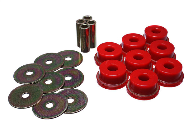 Achterste Subframe rubberset - Rood Energy Suspension Subaru Legacy Subaru Outback
