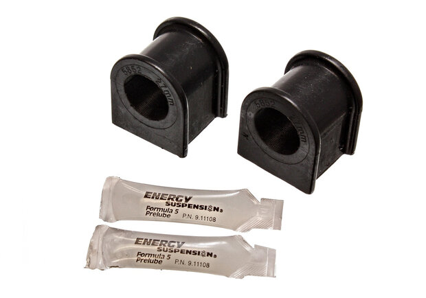Front Sway Bar Bushing Set 27mm - Black Energy Suspension Toyota Supra