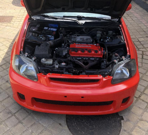 Front bumper Backyard Aerodynamics Honda Civic 96-98