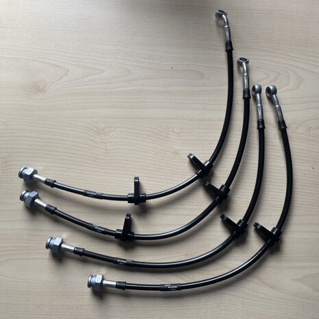 Conduites de frein tress&eacute;es en acier inoxydable Honda CIVIC Freins &agrave; disque arri&egrave;re Goodridge T&Uuml;V