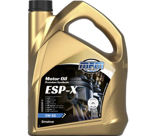 Motor oil 5W30 Premium Synthetic ESP-X - 5 Liters MPM Oil
