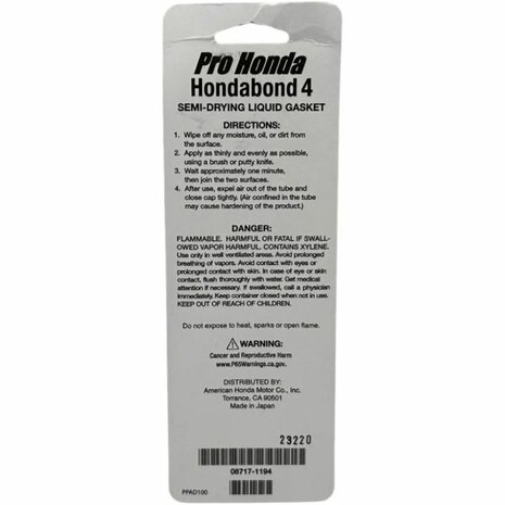 Hondabond 4 halbtrocknende Fl&uuml;ssigdichtung